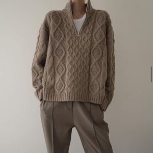 Jenni Kayne Cable Half-zip